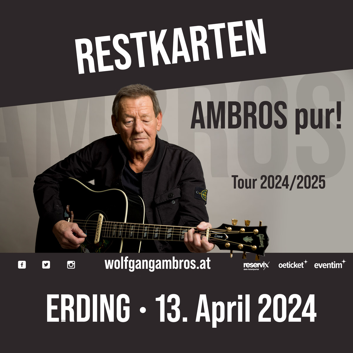 Wolfgang Ambros im Theater Akzent - 18.03.2024